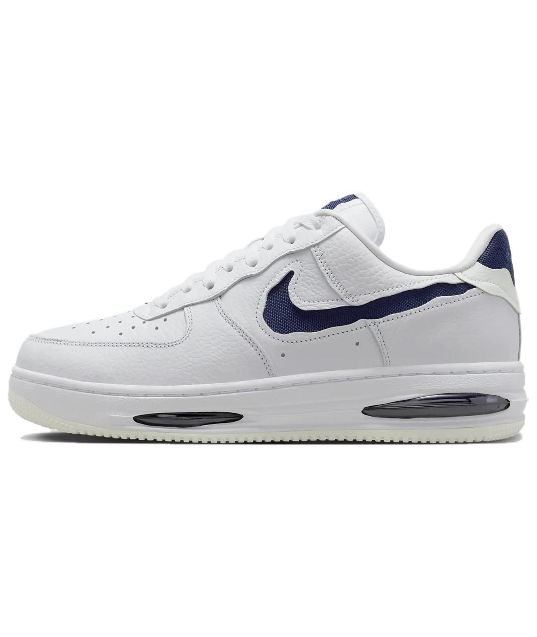 NIKE Белые кожаные низкие кроссовки / кеды, фото 2