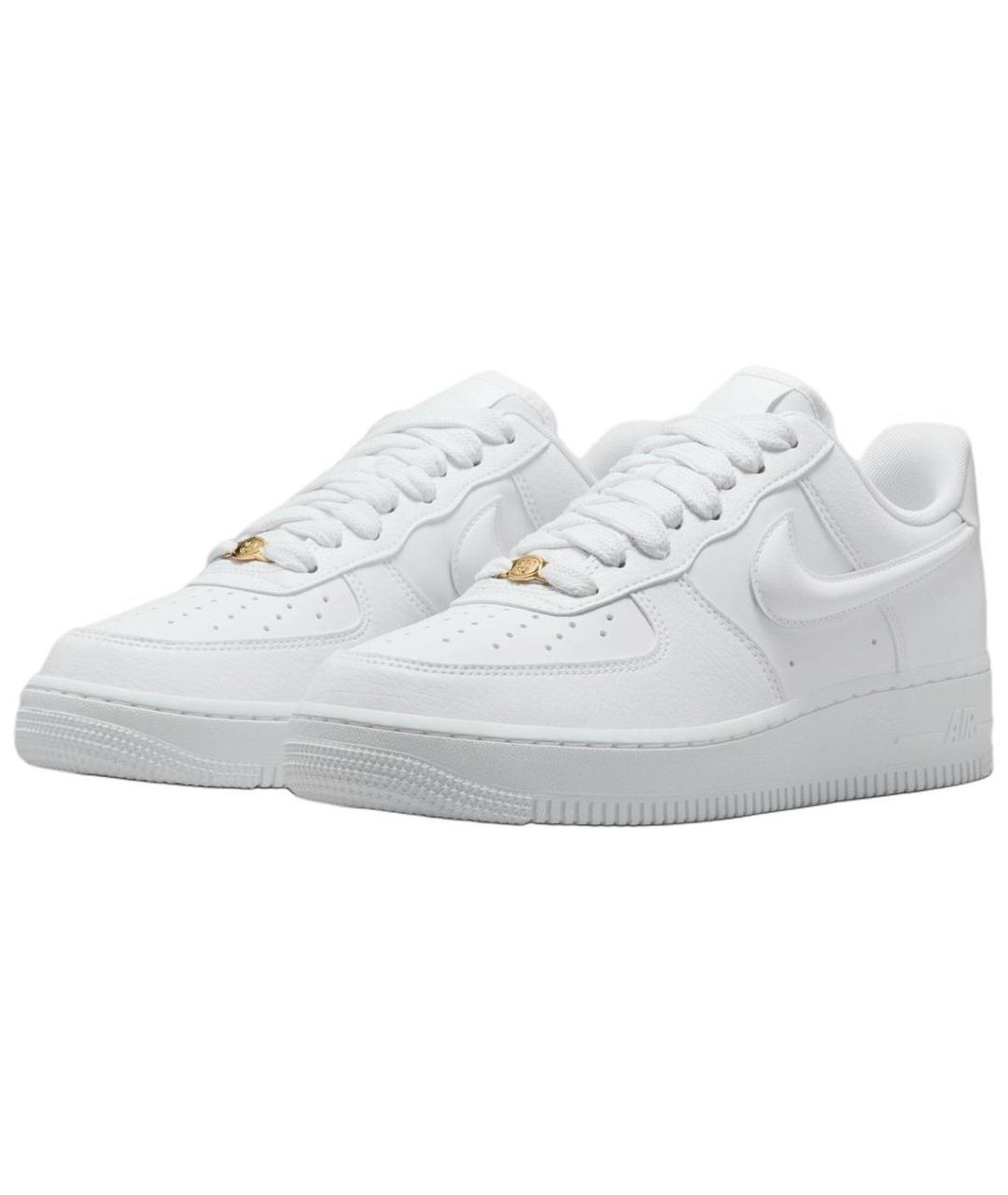 NIKE Белые кожаные кроссовки, фото 4