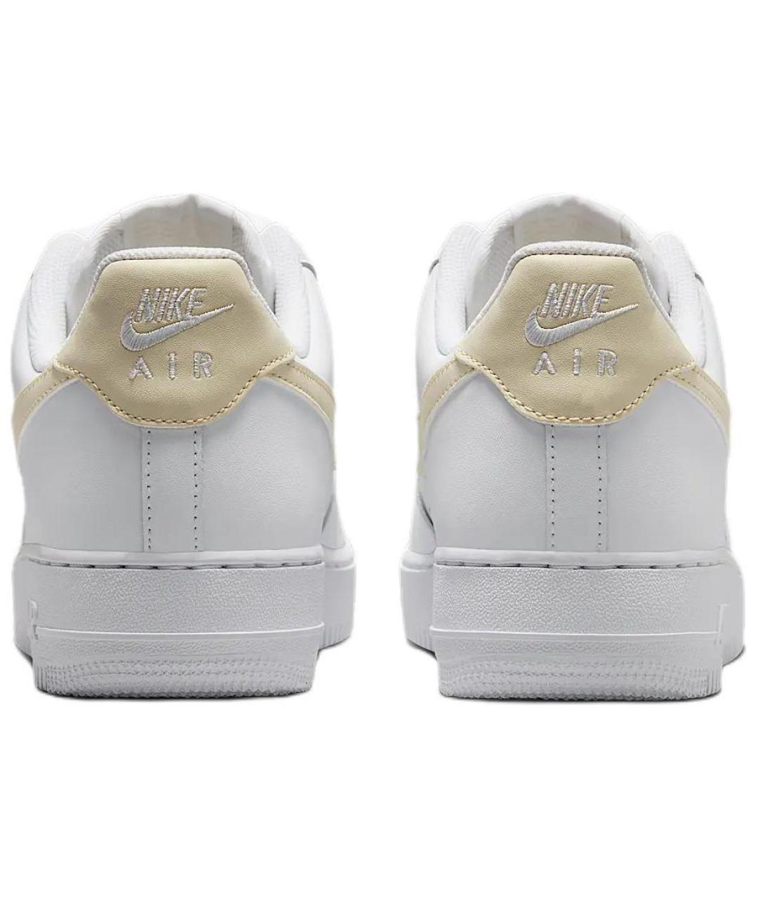 NIKE Белые кожаные низкие кроссовки / кеды, фото 6