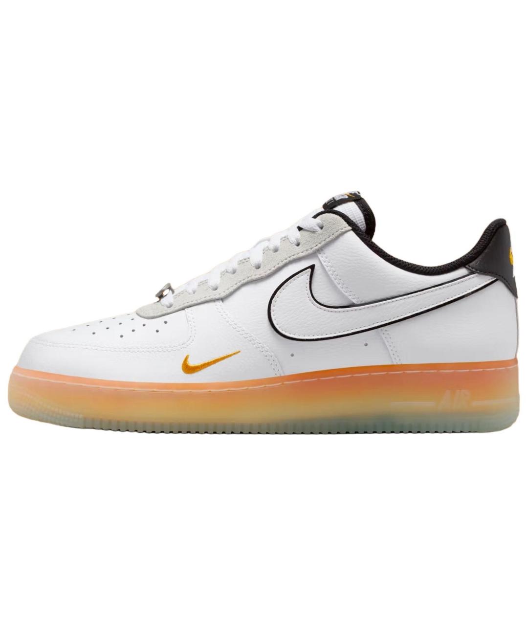 NIKE Белые кожаные низкие кроссовки / кеды, фото 2