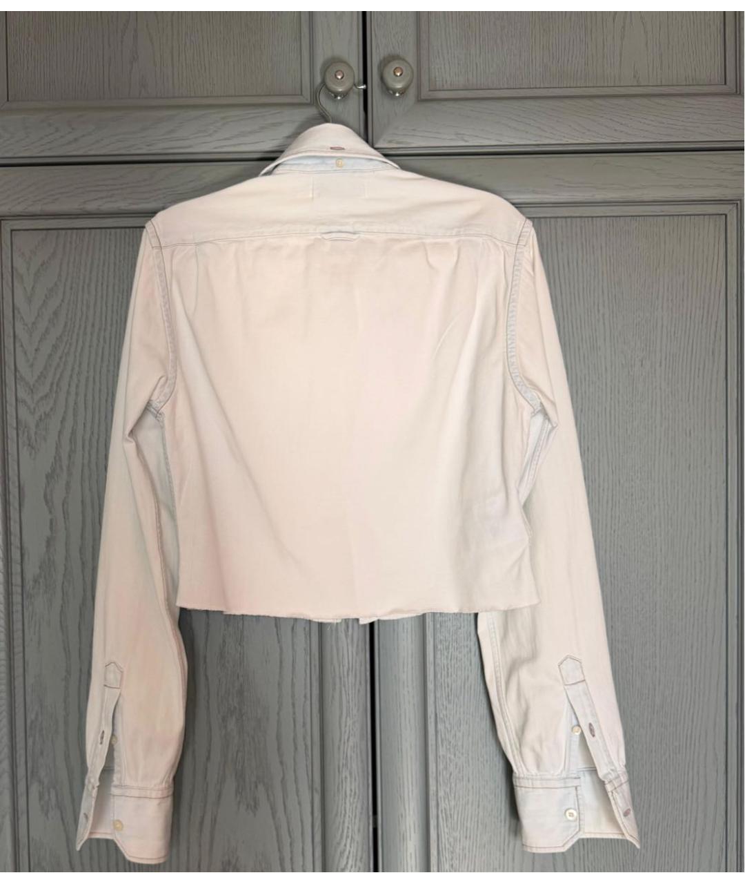 MIU MIU Голубая деним рубашка, фото 3