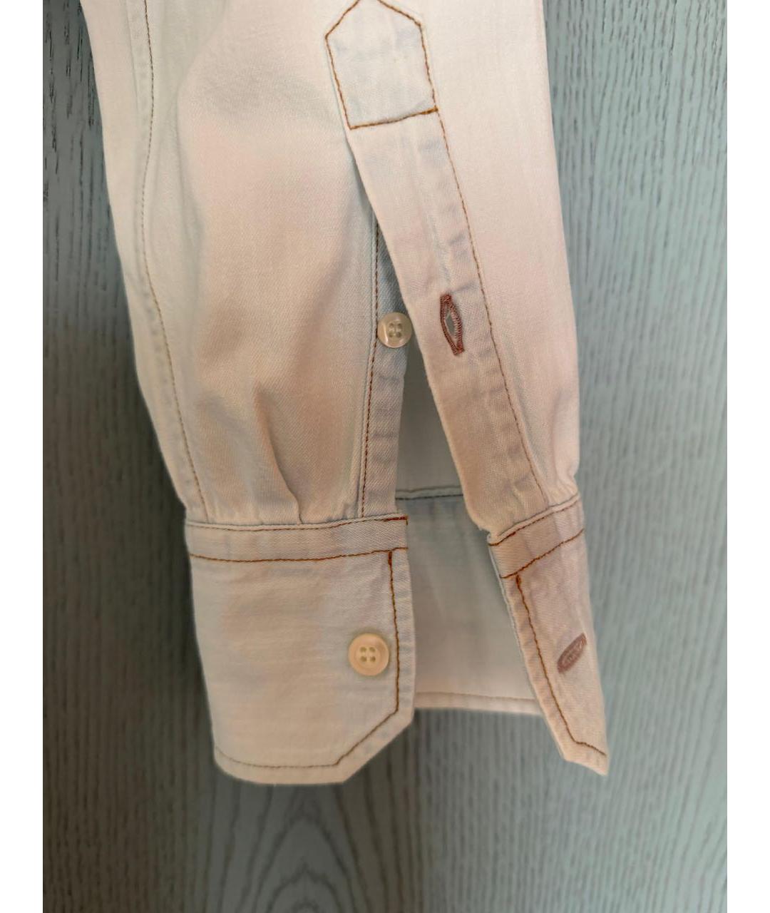 MIU MIU Голубая деним рубашка, фото 2