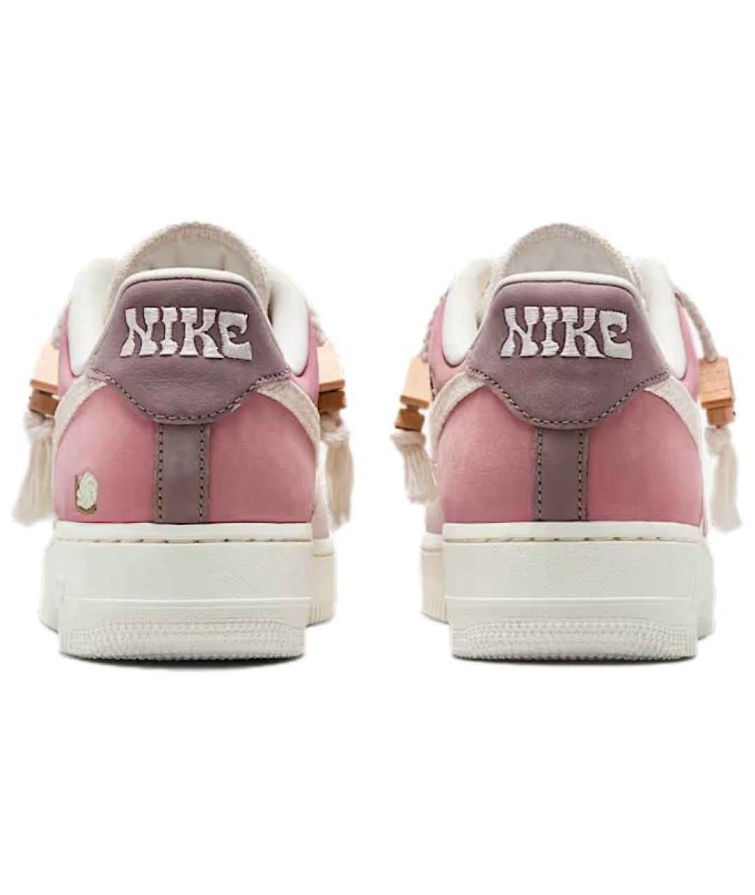 NIKE Розовые кожаные кроссовки, фото 6