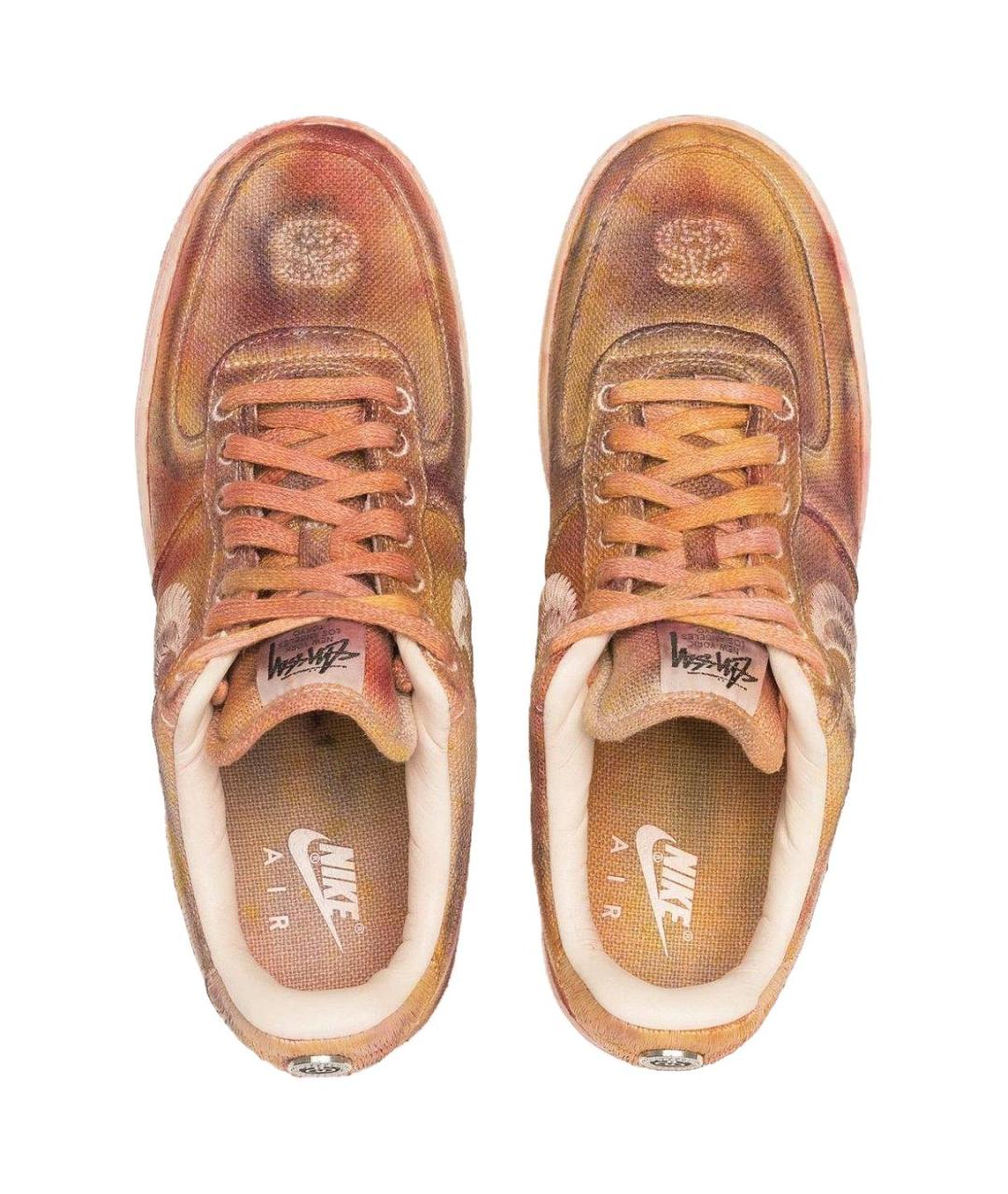 NIKE Коричневые текстильные кроссовки, фото 3