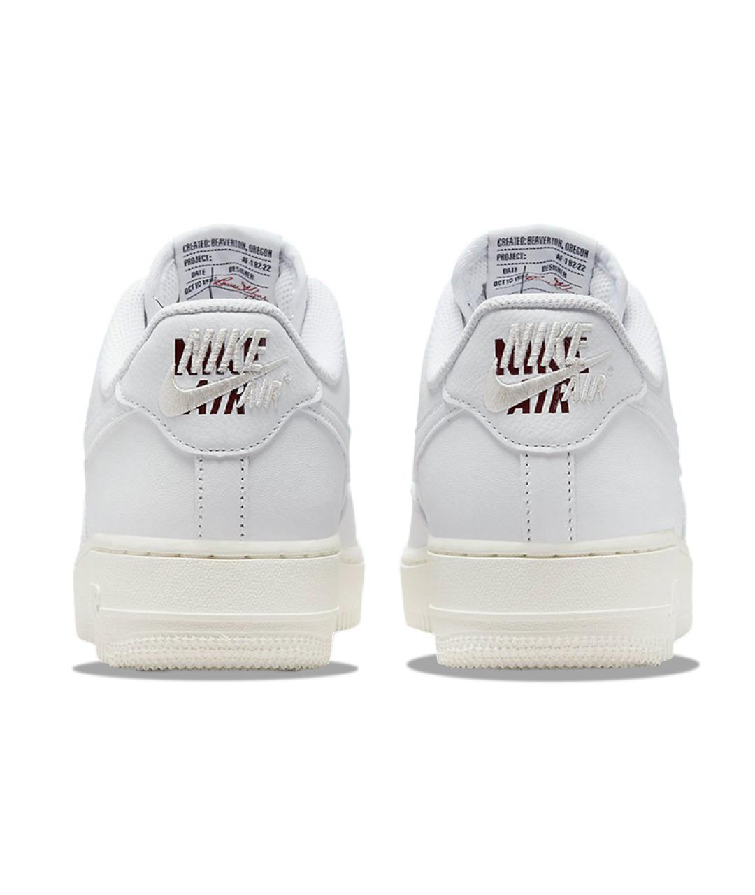 NIKE Белые кожаные кроссовки, фото 6