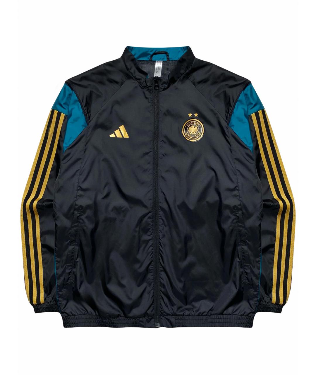 ADIDAS Черная полиэстеровая спортивная куртка, фото 1