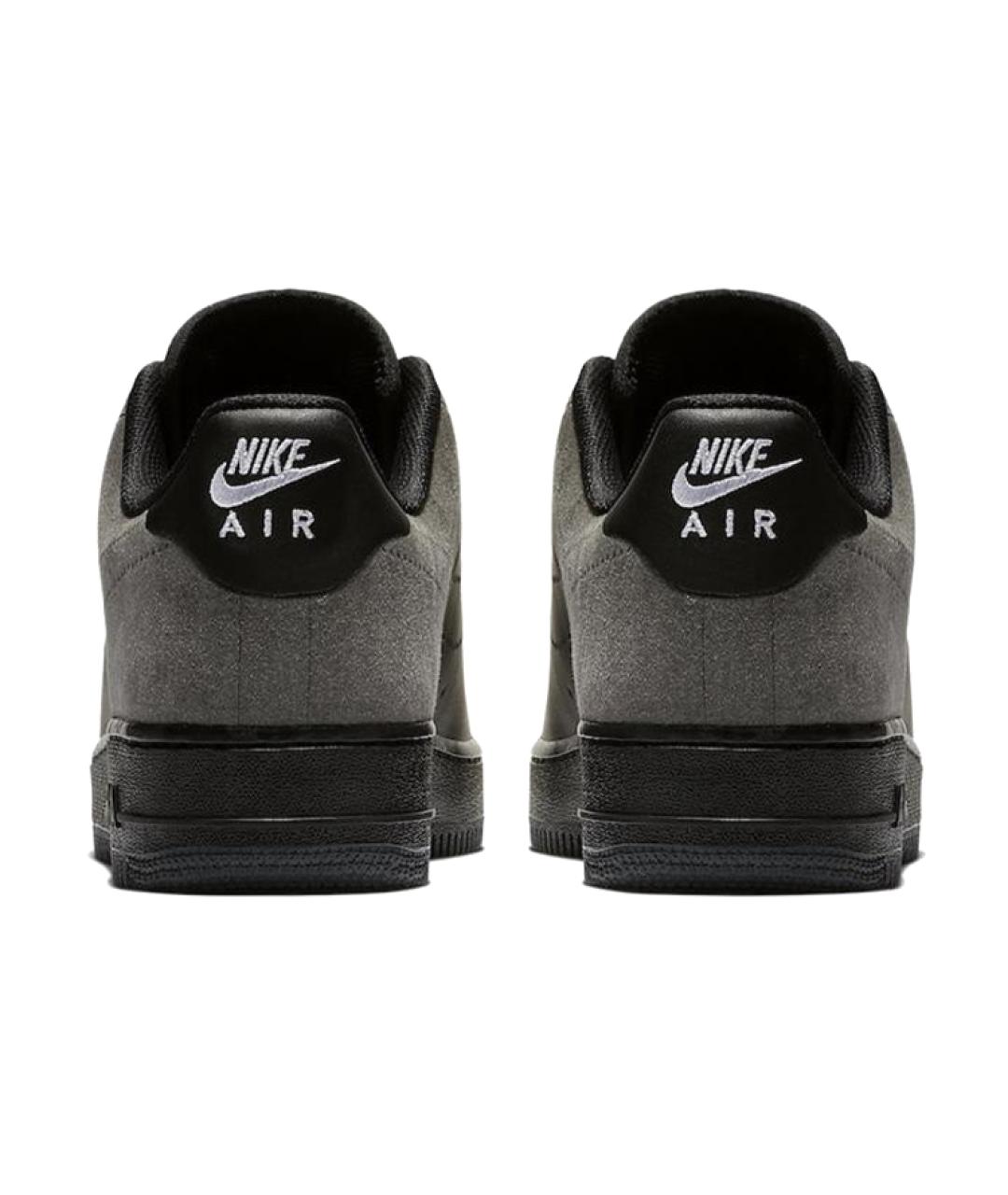 NIKE Черные кожаные кроссовки, фото 5