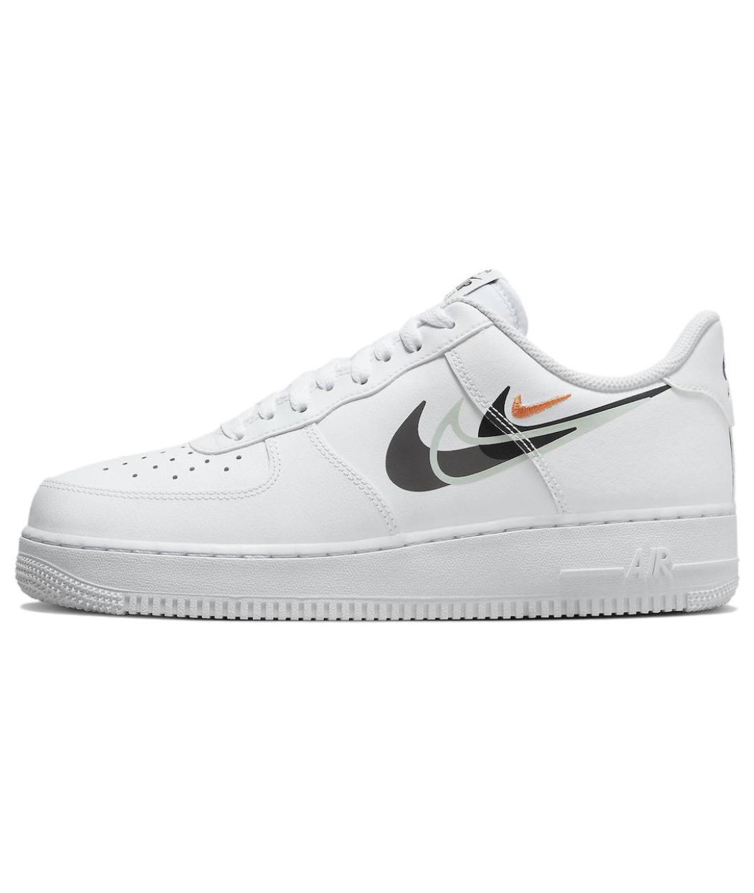 NIKE Белые кожаные низкие кроссовки / кеды, фото 2