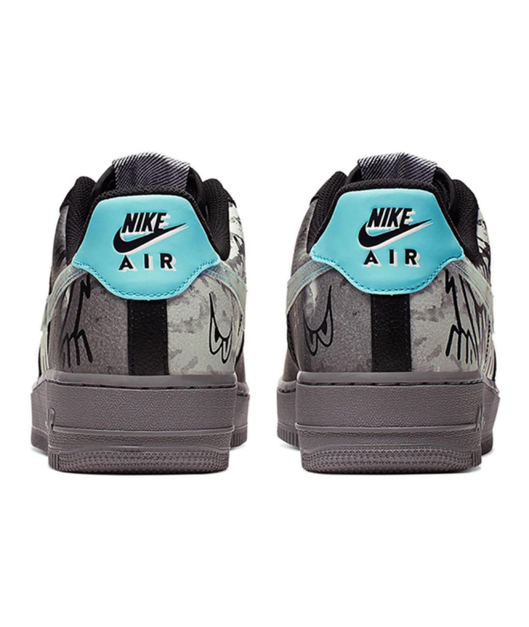 NIKE Черные низкие кроссовки / кеды, фото 5