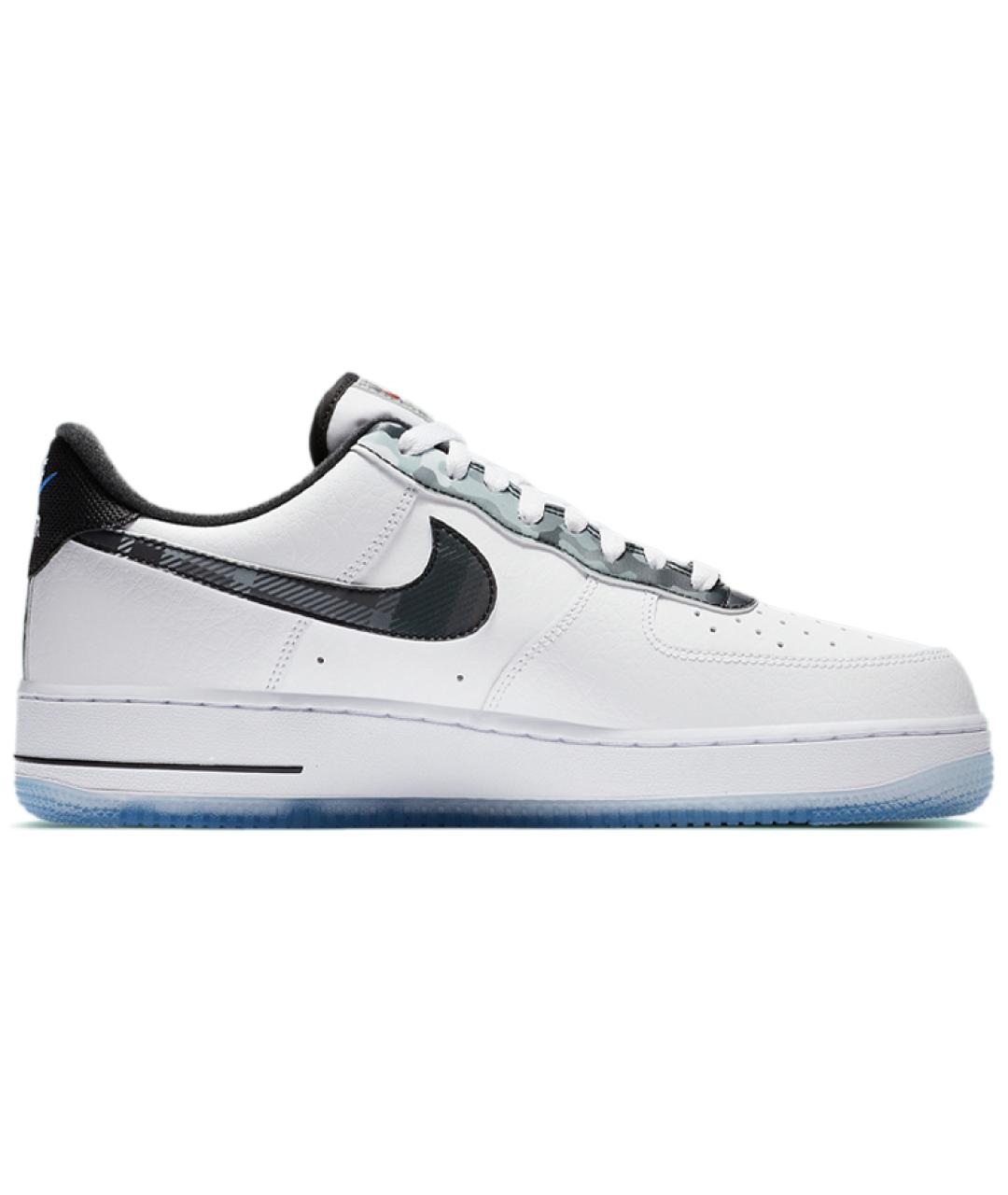 NIKE Белые кожаные низкие кроссовки / кеды, фото 3