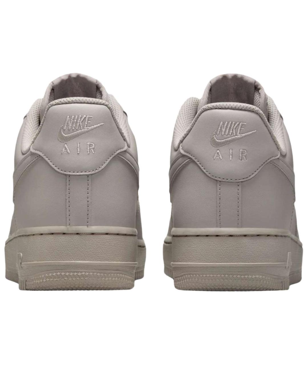 NIKE Серые кожаные кроссовки, фото 5