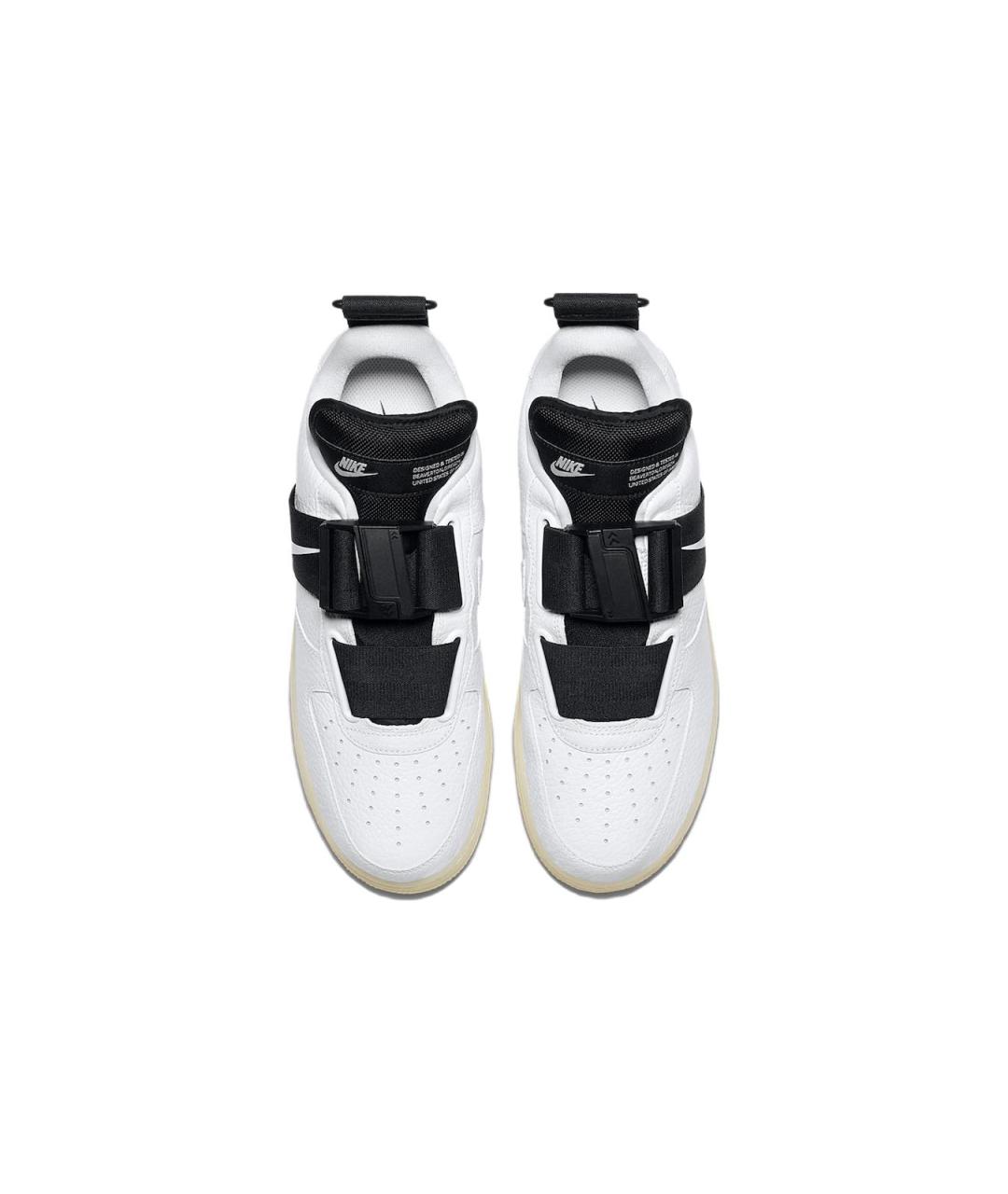 NIKE Белые кожаные кроссовки, фото 4
