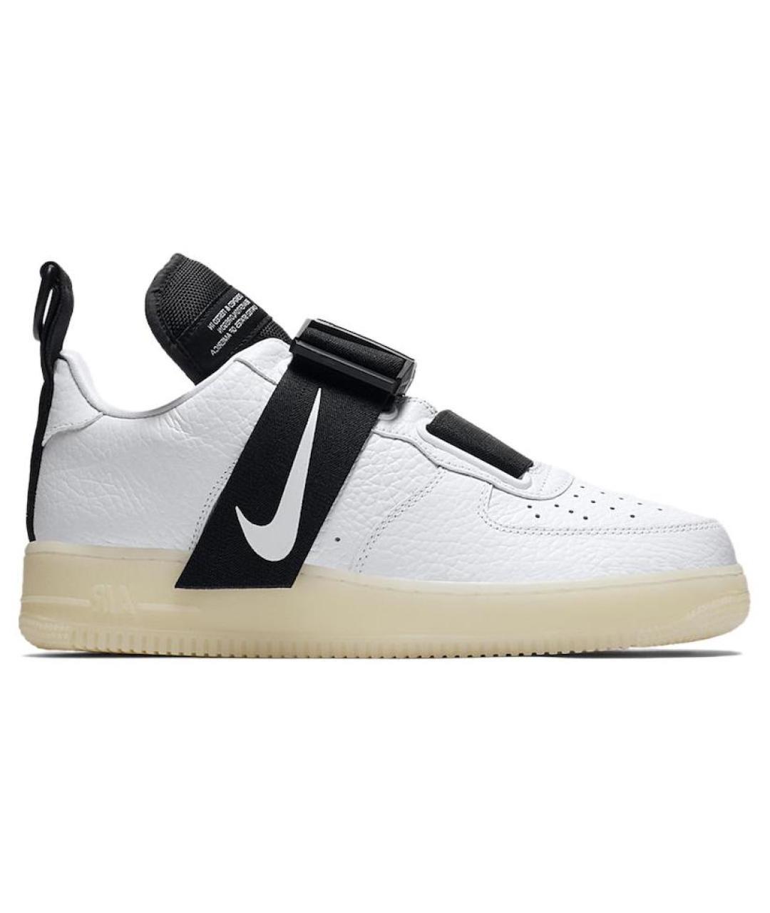 NIKE Белые кожаные кроссовки, фото 1