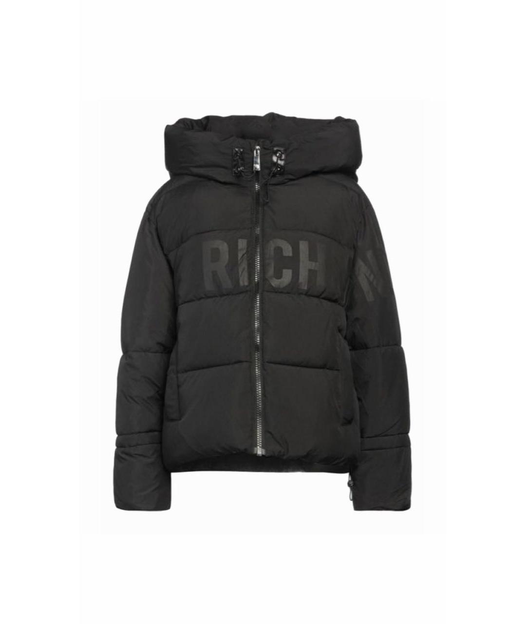 JOHN RICHMOND Черная полиэстеровая куртка, фото 4