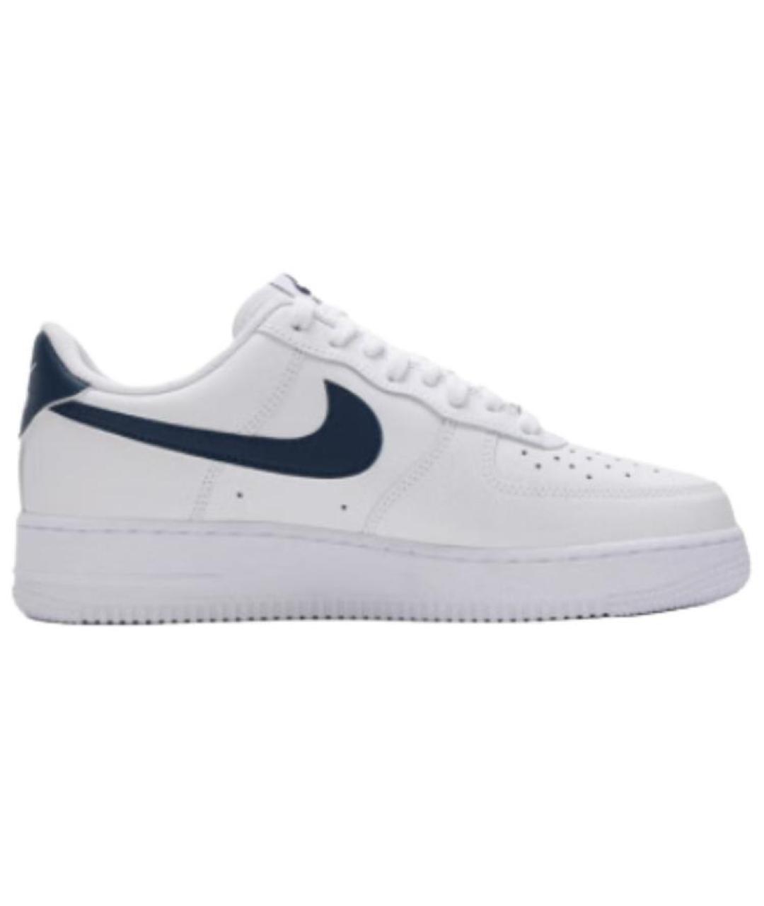 NIKE Белые кожаные низкие кроссовки / кеды, фото 3