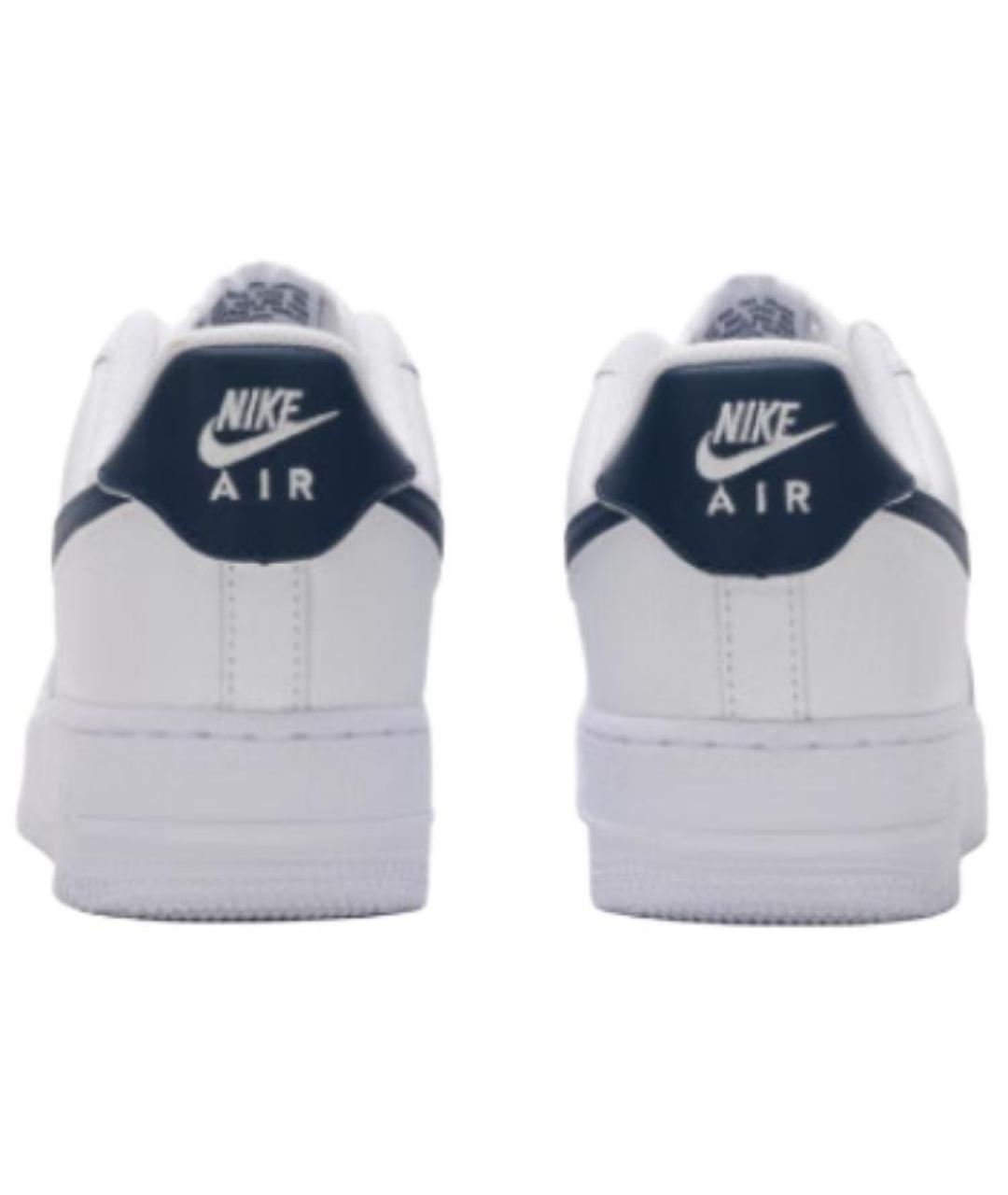 NIKE Белые кожаные низкие кроссовки / кеды, фото 6