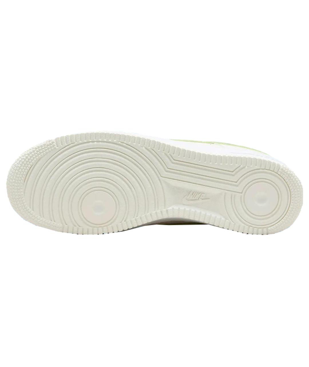 NIKE Бежевые кожаные кроссовки, фото 6