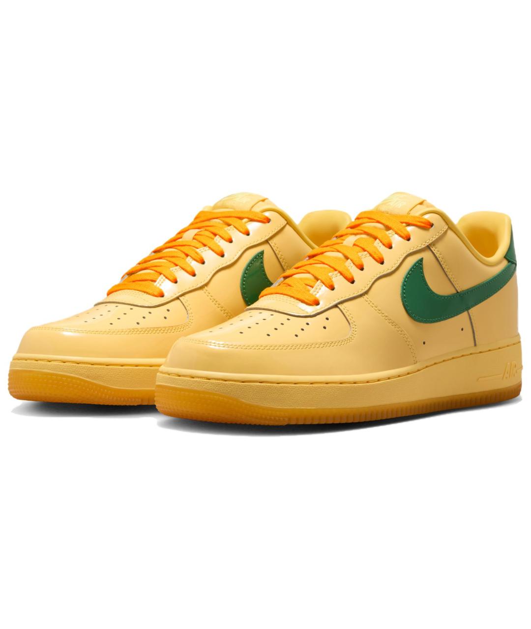 NIKE Желтые низкие кроссовки / кеды, фото 4