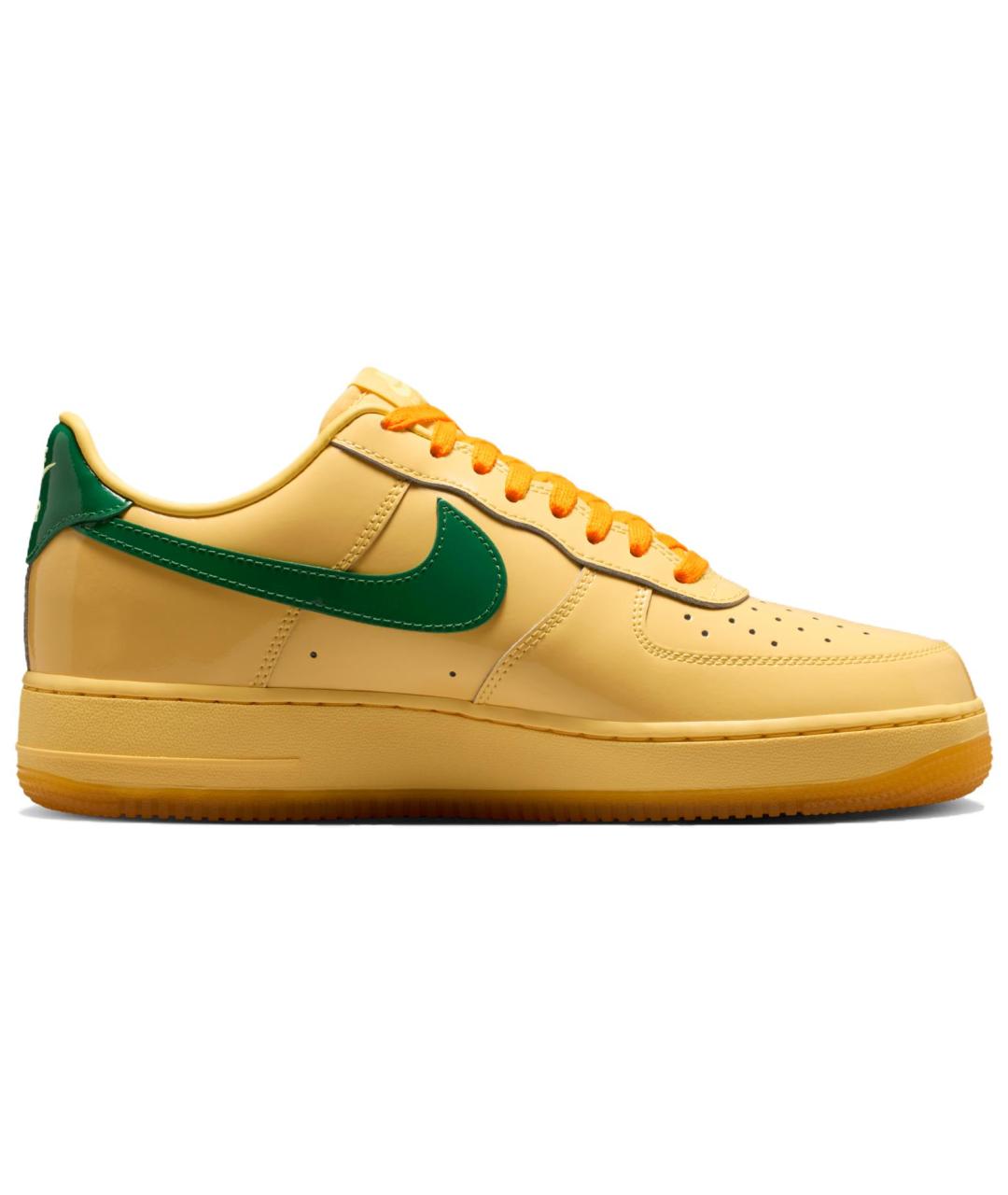 NIKE Желтые низкие кроссовки / кеды, фото 3