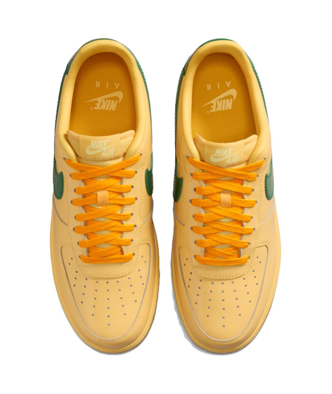 NIKE Желтые низкие кроссовки / кеды, фото 5