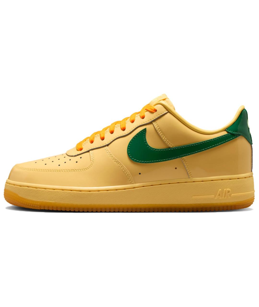 NIKE Желтые низкие кроссовки / кеды, фото 2