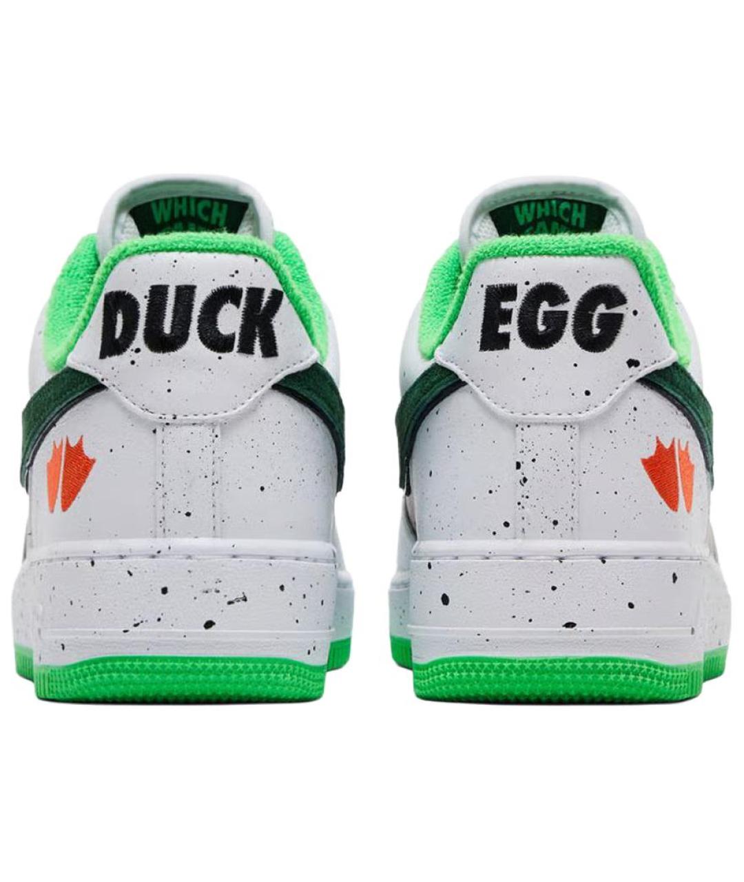 NIKE Белые кожаные кроссовки, фото 4