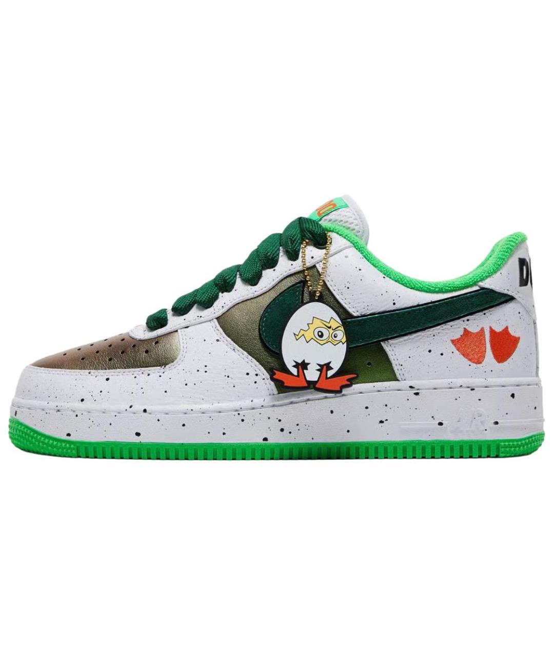 NIKE Белые кожаные кроссовки, фото 2