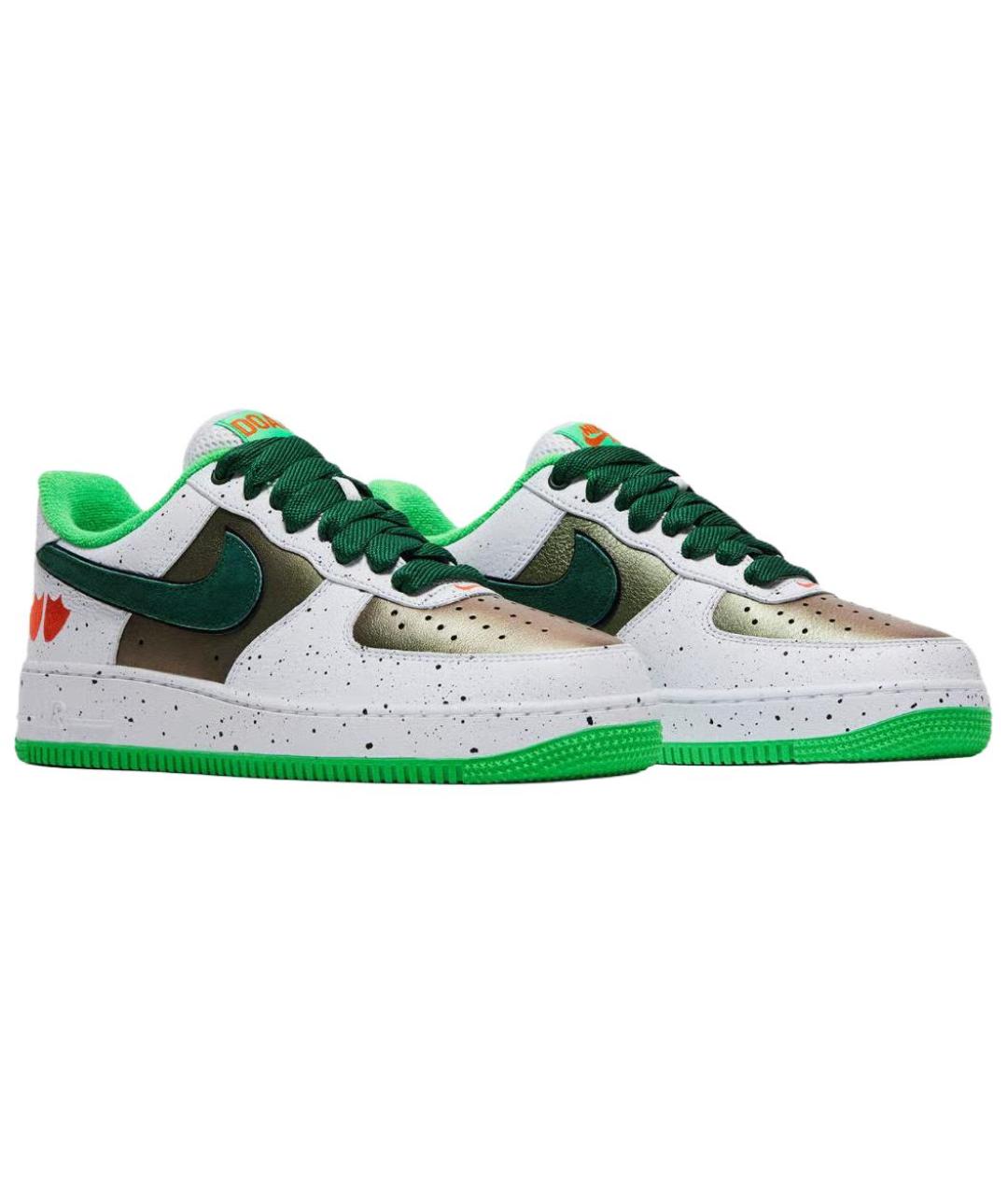 NIKE Белые кожаные кроссовки, фото 3