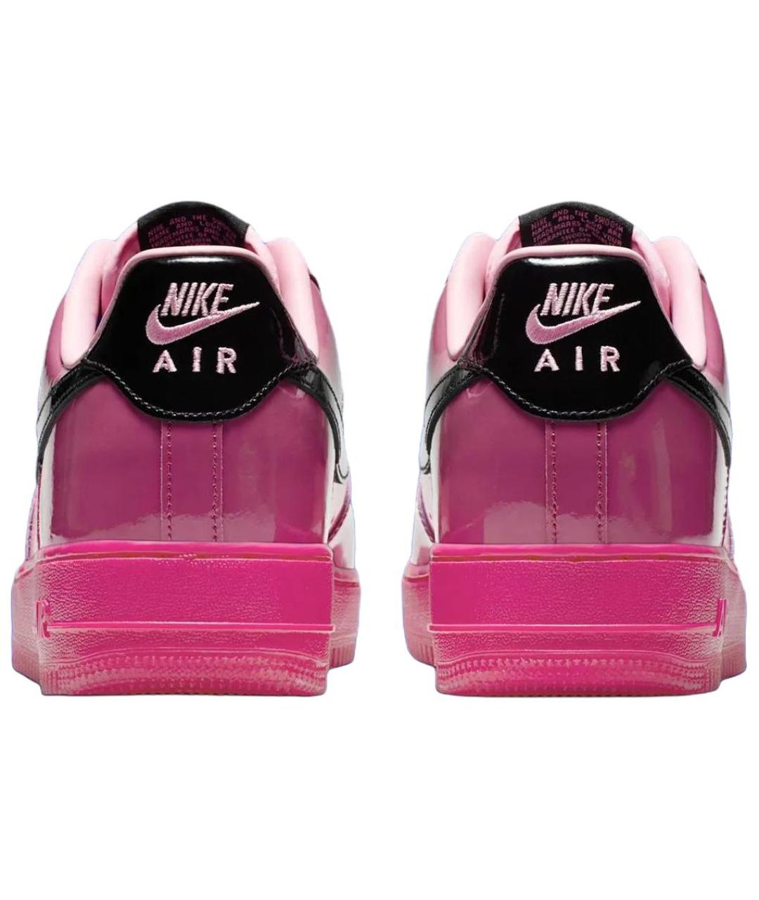 NIKE Розовые кожаные низкие кроссовки / кеды, фото 6