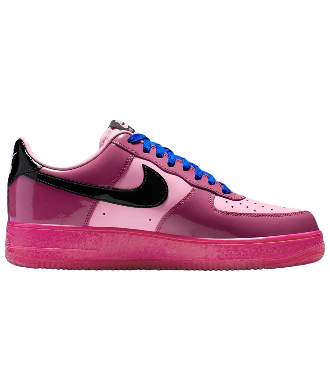 NIKE Розовые кожаные низкие кроссовки / кеды, фото 3