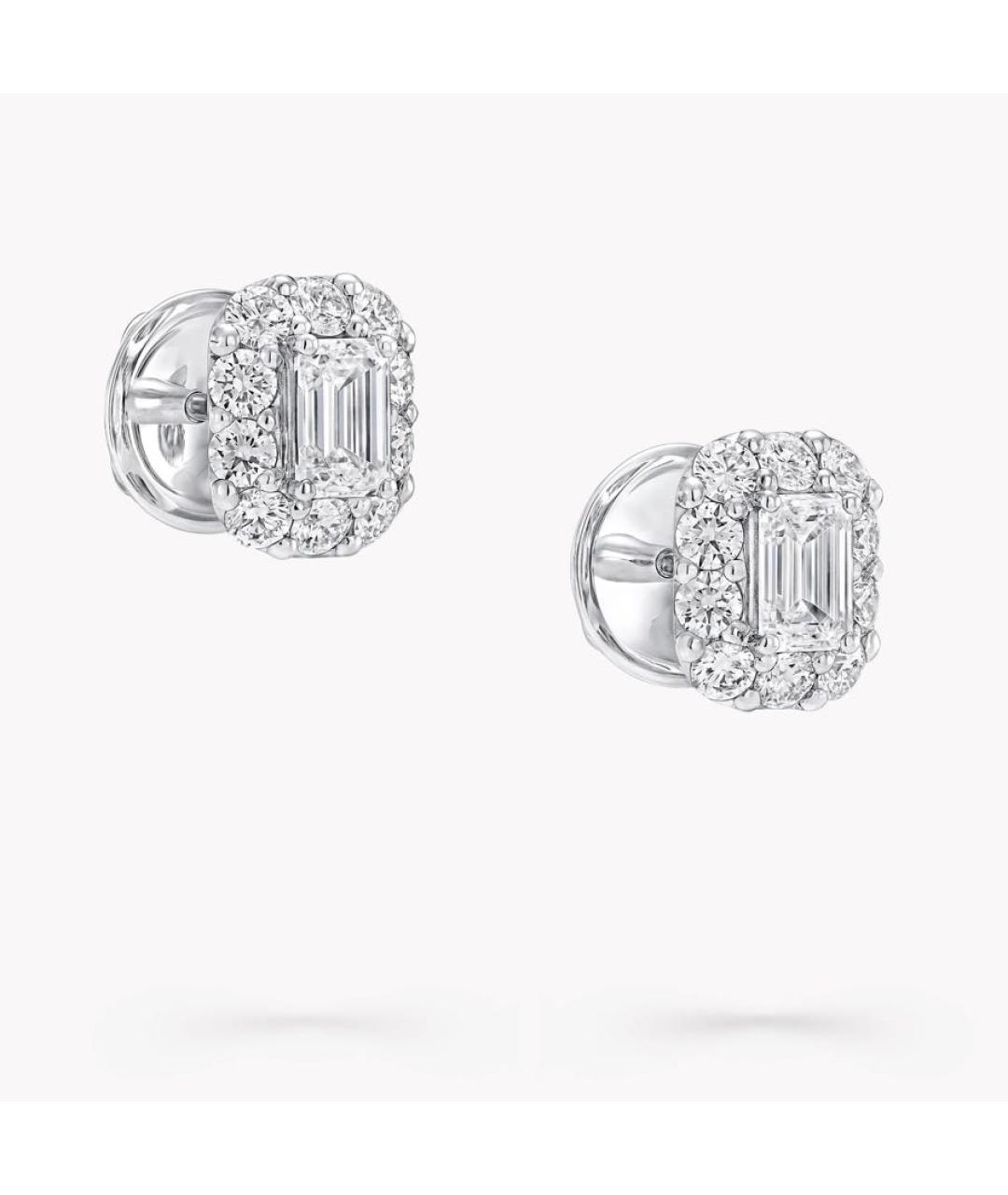 GRAFF Серебряные серьги из белого золота, фото 3