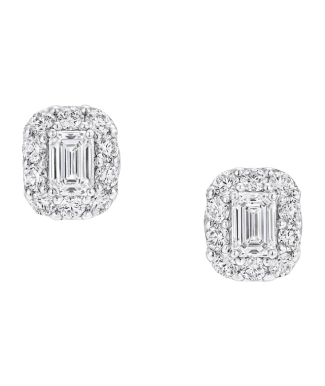 GRAFF Серебряные серьги из белого золота, фото 1