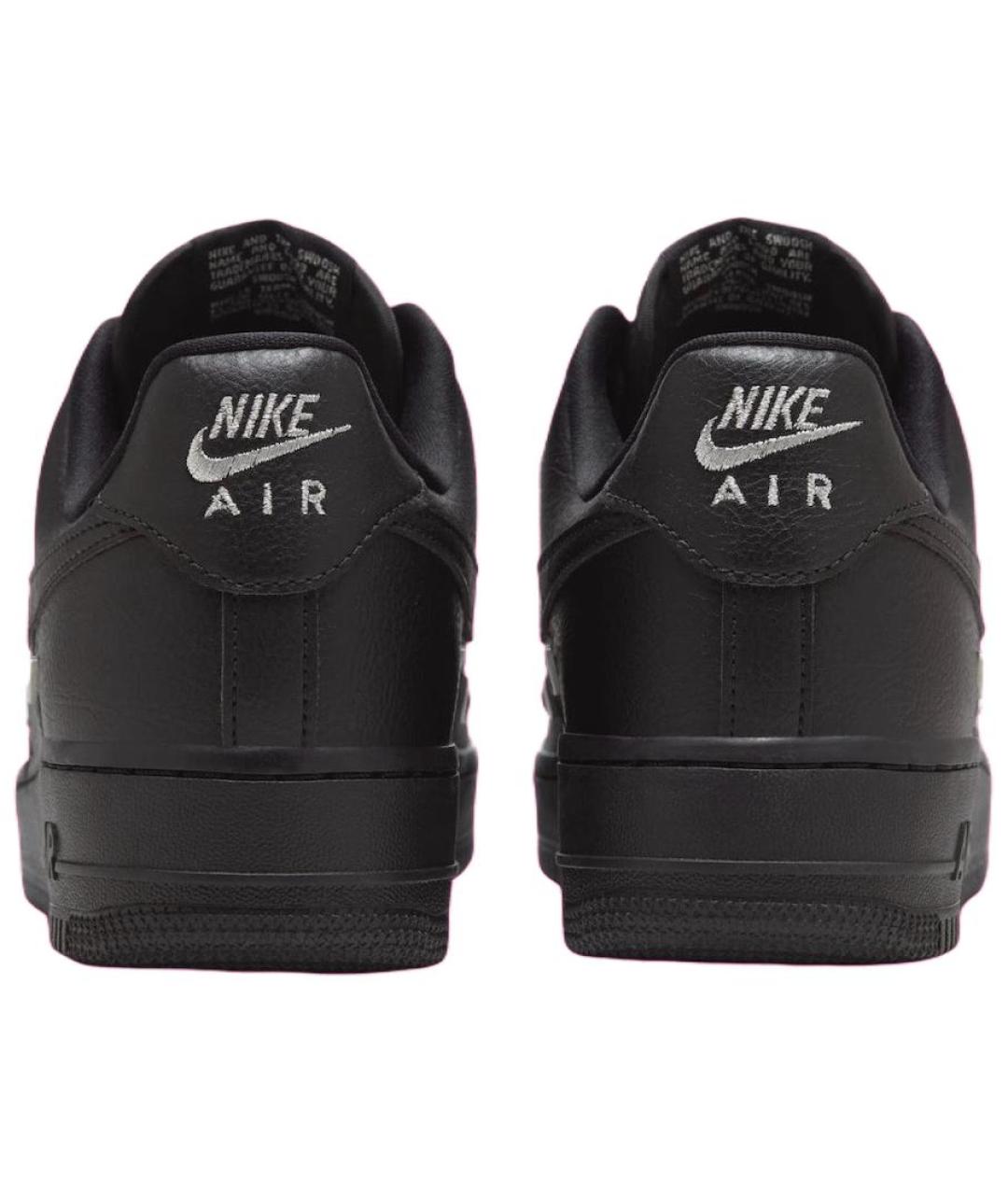 NIKE Черные кожаные кроссовки, фото 6