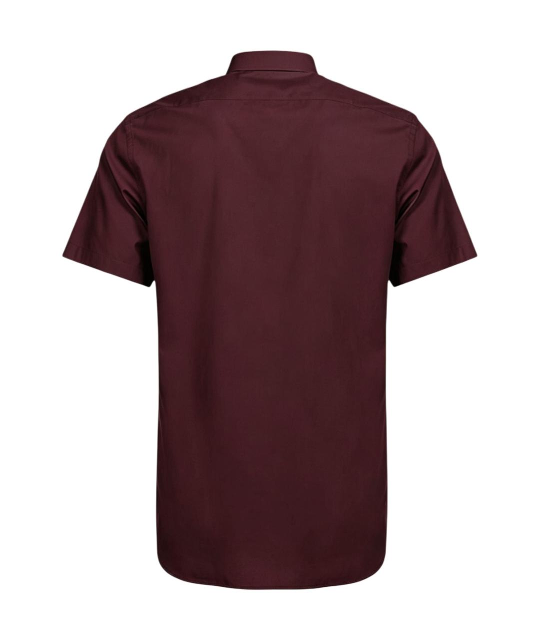 BURBERRY Бордовая классическая рубашка, фото 2