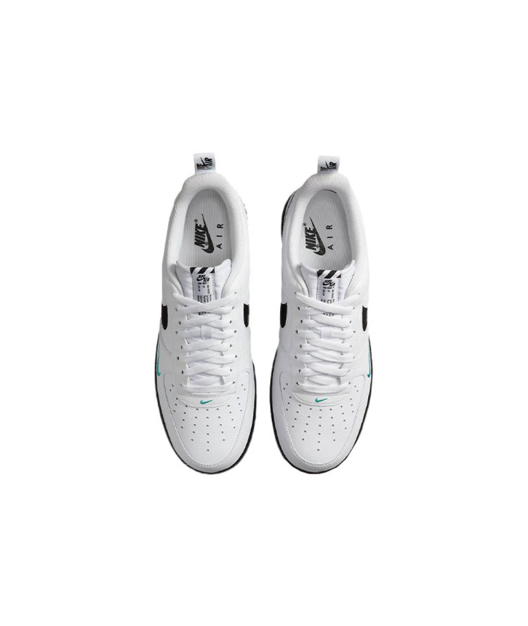 NIKE Белые кожаные низкие кроссовки / кеды, фото 5
