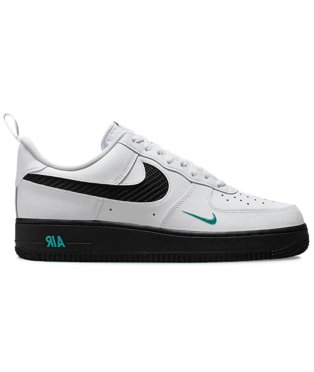 NIKE Белые кожаные низкие кроссовки / кеды, фото 1