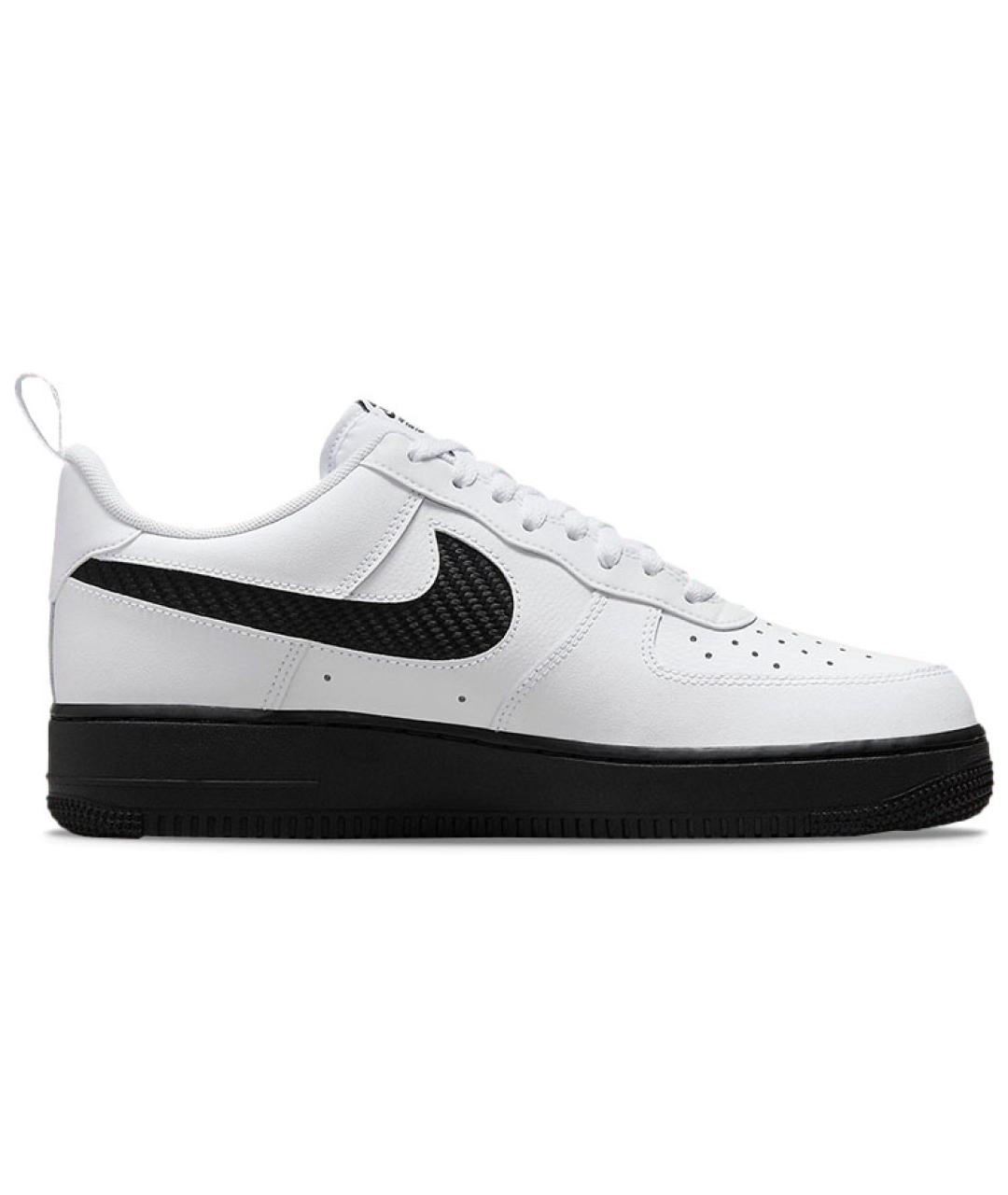 NIKE Белые кожаные низкие кроссовки / кеды, фото 2