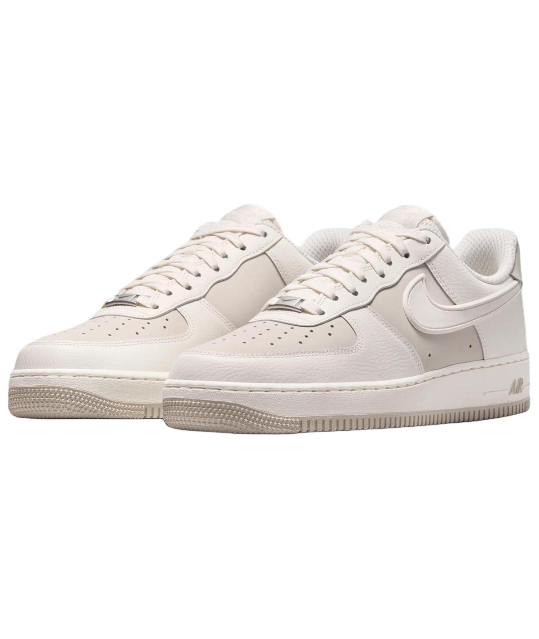 NIKE Белые кожаные кроссовки, фото 3