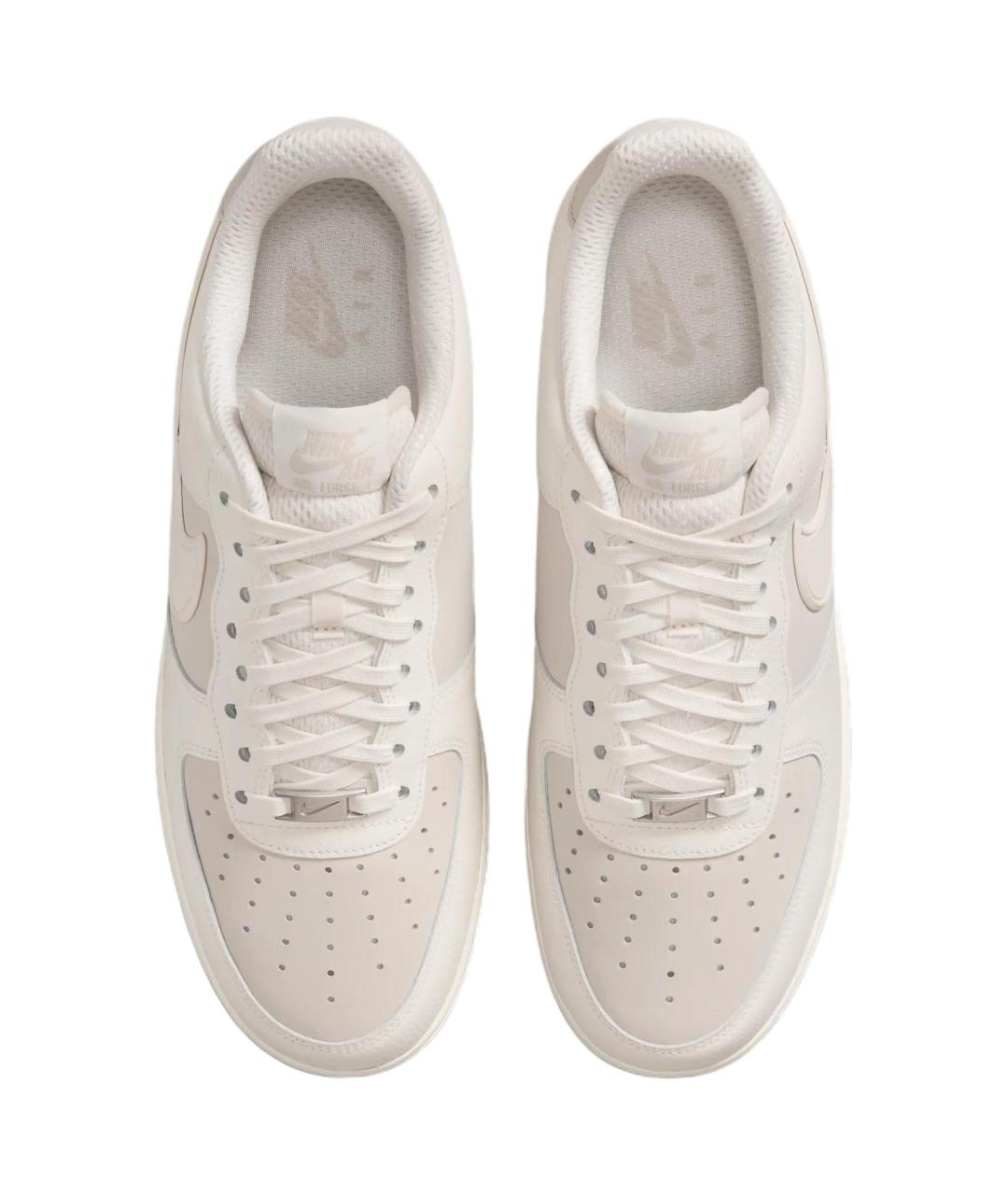 NIKE Белые кожаные кроссовки, фото 4