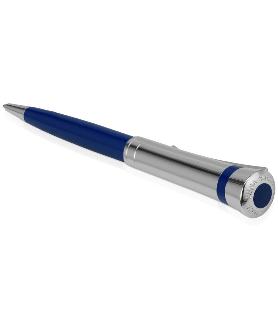 NINA RICCI Синяя металлическая шариковая ручка, фото 2