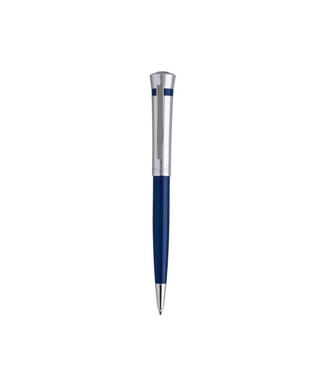 NINA RICCI Синяя металлическая шариковая ручка, фото 3