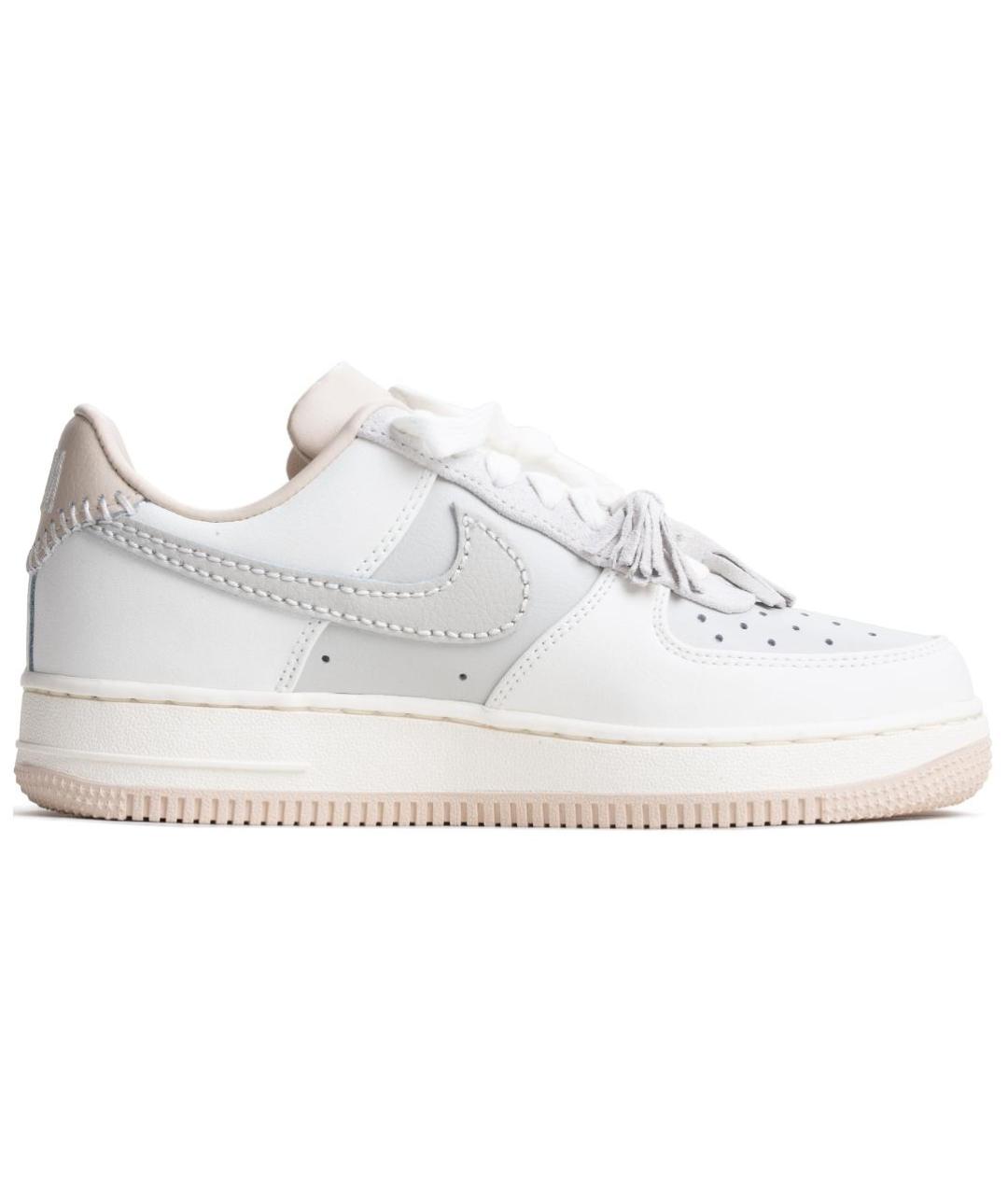 NIKE Бежевые кожаные кроссовки, фото 3