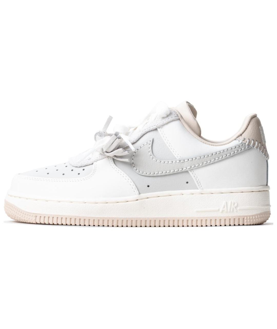 NIKE Бежевые кожаные кроссовки, фото 2