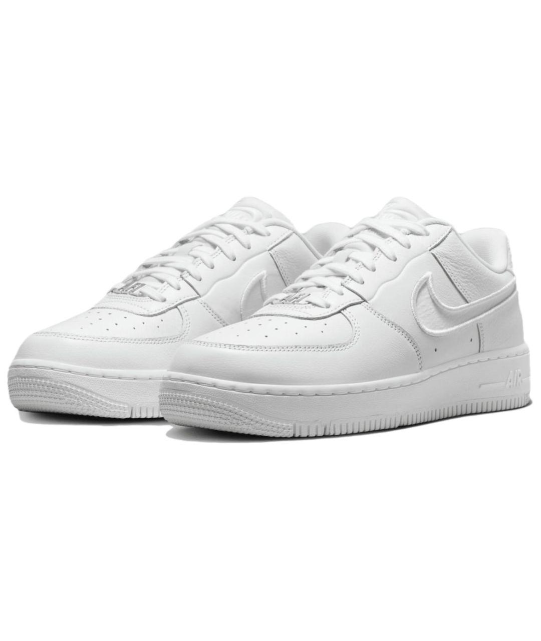 NIKE Белые кожаные кроссовки, фото 3