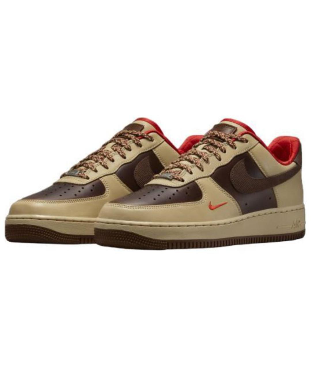 NIKE Коричневые низкие кроссовки / кеды, фото 4