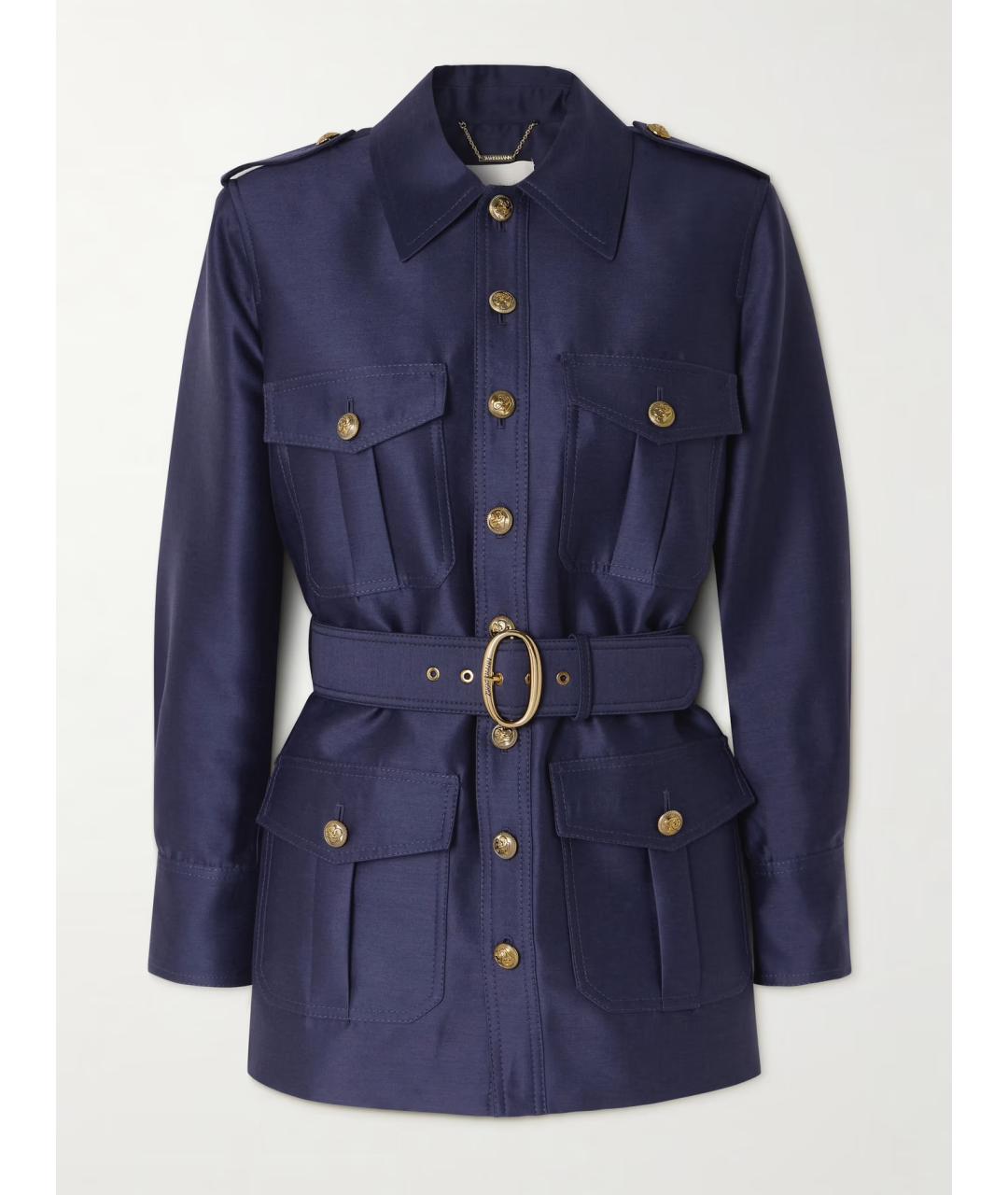 ZIMMERMANN Темно-синий шерстяной жакет/пиджак, фото 5