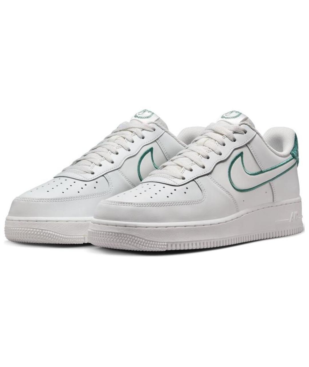 NIKE Белые кожаные низкие кроссовки / кеды, фото 3