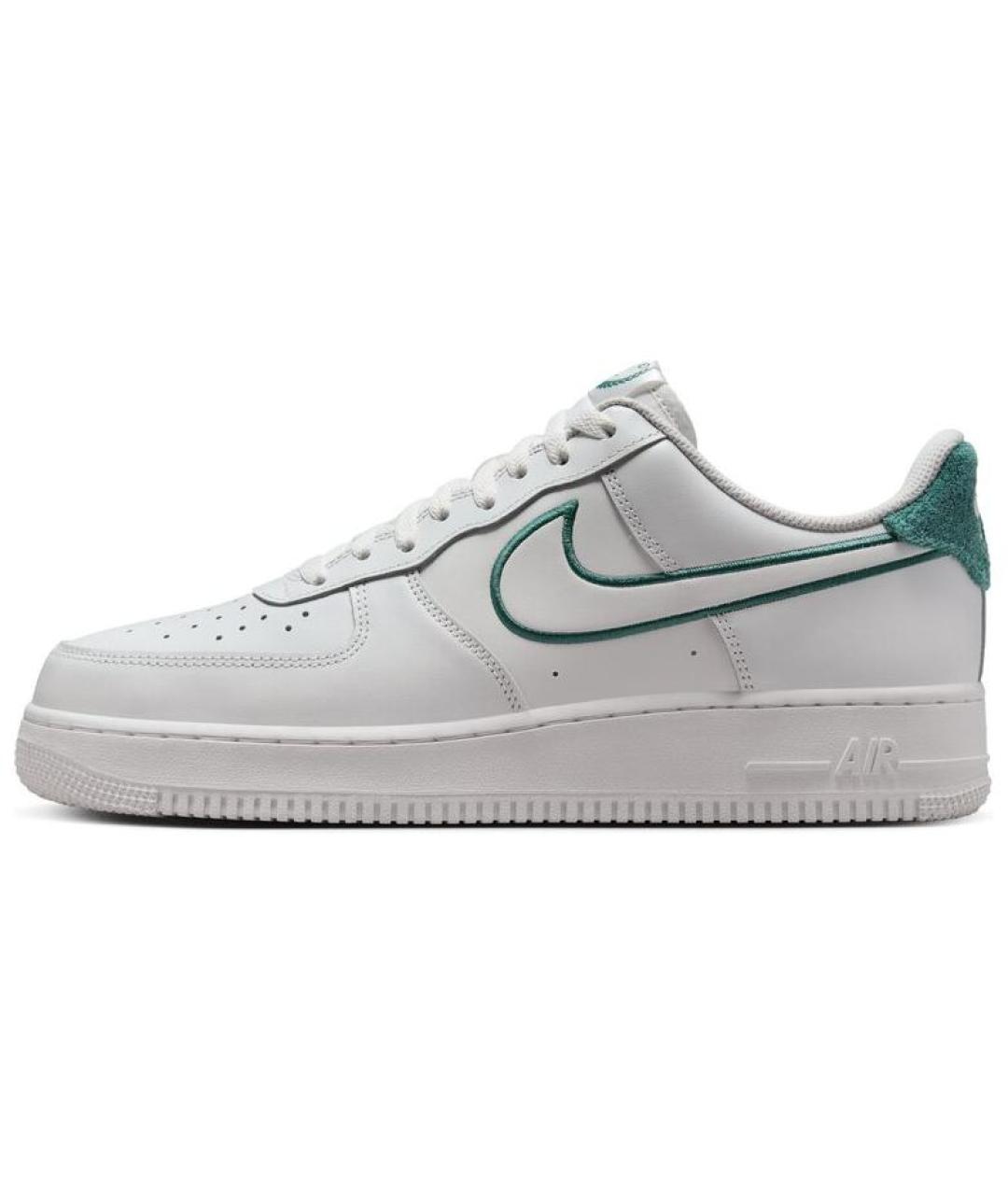 NIKE Белые кожаные низкие кроссовки / кеды, фото 2