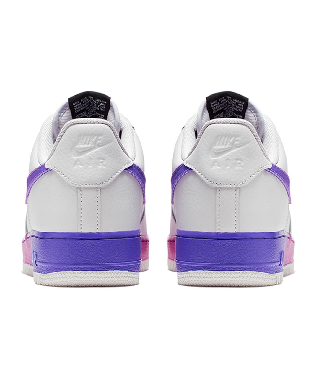 NIKE Фиолетовые кожаные кроссовки, фото 3