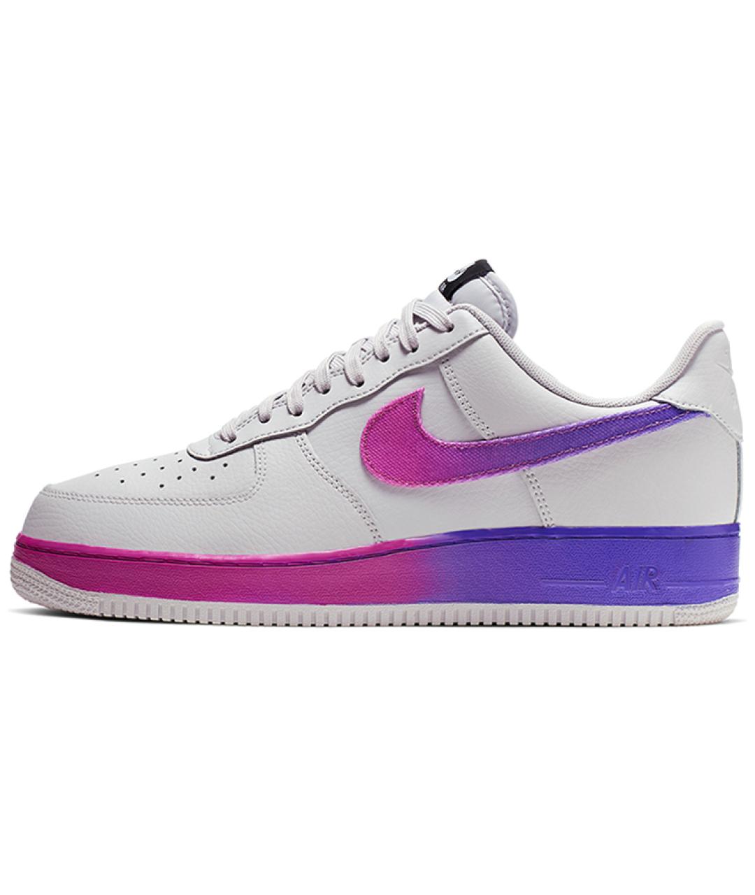 NIKE Фиолетовые кожаные кроссовки, фото 5